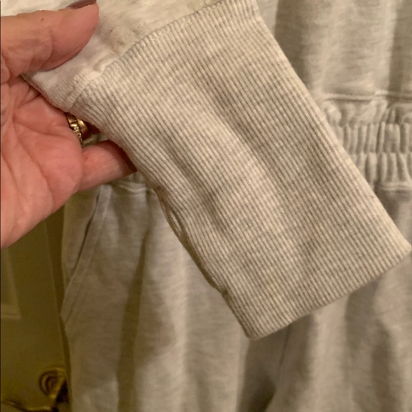 FP Movement One Piece Free People Jumpsuit Relaxed Fit Training Day Gray XS. - Picture 4 of 16